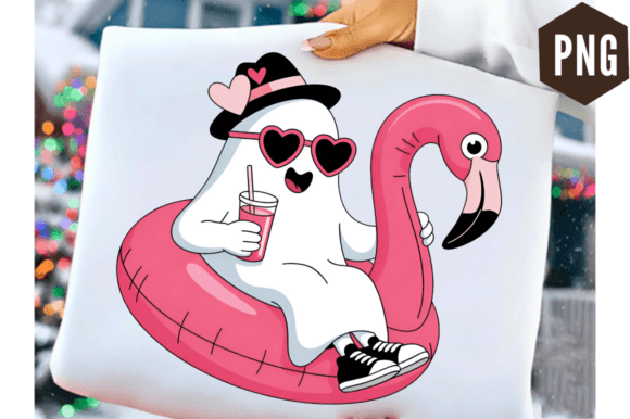 Download Hot Ghoul Summer Halloween Ghost PNG Des - Premium Bundle
