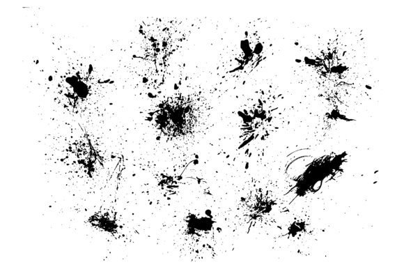 Download Various Ink Blot Splatters Design Set - Premium Resources